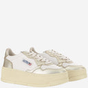 Autry medaillewinnaar platform lederen sneakers