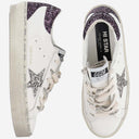 Zapatillas de cuero de la estrella dorada