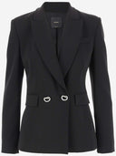Roze viscose blend jas