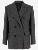 Pinko viscose mezcla chaqueta de doble pecho