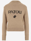 Patou Wool And Cashmere Sweater With Logo