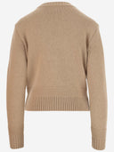 Patou Wool And Cashmere Sweater With Logo