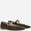 Le Monde Beryl Suede Leather Mary Jane Ballet Flats