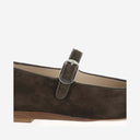Le Monde Beryl Suede Leather Mary Jane Ballet Flats