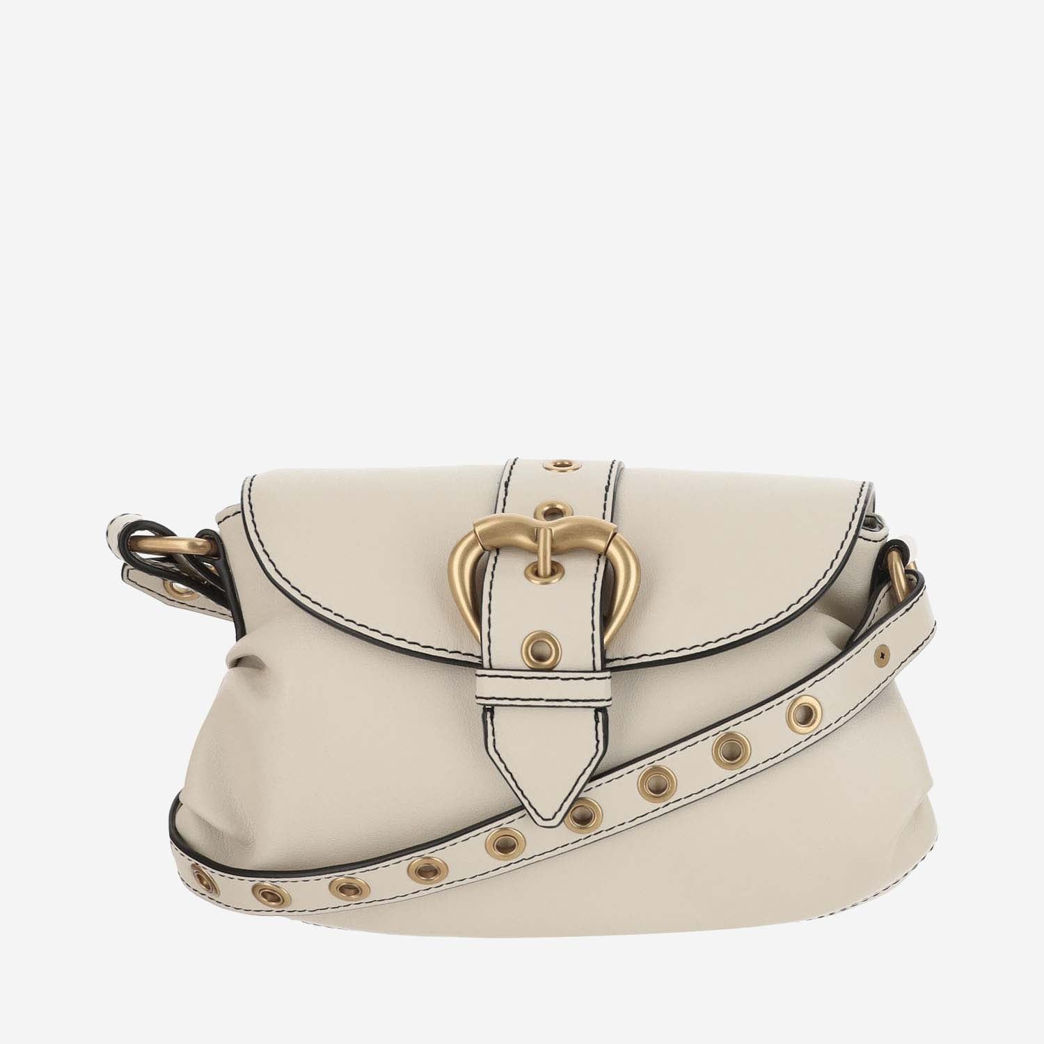 Pinko Jolene Small Shoulder Bag With Heart Buckle – Balardi