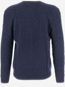 Polo Ralph Lauren Wool And Cashmere Cardigan With Logo