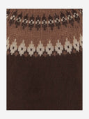 Dsquared2 Wool Blend Sweater With Geometric Pattern