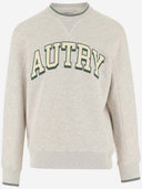 Autry Cotton Blend Sweatshirt With Logo