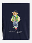 Polo Ralph Lauren Cotton T Shirt With Polo Bear Pattern