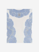 Dolce & Gabbana Jersey T -shirt met kantinzetstukken en DG -logo