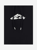 Dsquared2 bomuldsblanding hoddie med logo