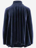 Stephan Janson Stretch Velvet Jersey Blouse