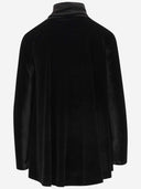 Stephan Janson Stretch Velvet Jersey Blouse