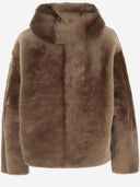 Yves Salomon Short Fur Coat Made Of Lamb Hair