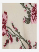 Blumarine Wool Blend Sweater With Jacquard Roses