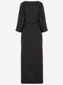 Stephan Janson Satin Long Kleid