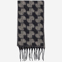 Patou Wool Blend Scarf With Logo