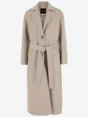 Pinko Wool Long Coat