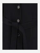 Pinko Wool Long Coat