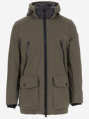 Woolrich Down Jacket gemaakt van tech softshell -stof