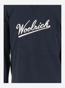 Woolrich Long Sleeve Cotton T Shirt With Logo