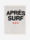 ロゴ付きのアプラスサーフコットンTシャツ
