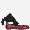 Pinko in pelle di balletto con logo