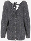 Pinko Wool Blend Sweater With Rhinestones