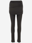 Leggings in crepe in maglia blumarine
