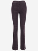 QL2 Stretch Baumwoll Samtflarge Hosen