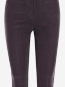 QL2 Stretch Baumwoll Samtflarge Hosen