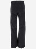 Ql2 pantaloni in velluto in cotone allungato