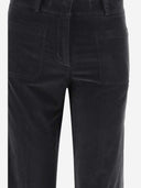 Ql2 pantaloni in velluto in cotone allungato