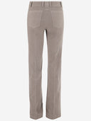 Ql2 pantaloni in velluto in cotone allungato