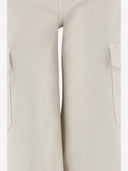 Mother Cotton Blend Cargo Jeans
