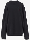Ami bomullssweatshirt med logo