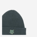 Maison Kitsune' Wool Beanie With Fox Patch