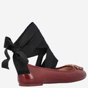 Pinko in pelle di balletto con logo