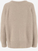 Allude Ribbed Cashmere And Silk Sweater