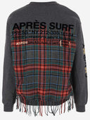Apres surf bomullsblanding genser med logo