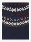 Barbour wollen trui met geometrisch patroon