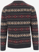 Woolrich Wool Blend Sweater met geometrisch patroon