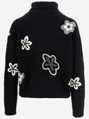 Bruno Manetti Wool Blend Sweater With Flowers