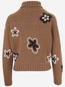 Bruno Manetti Wool Blend Sweater With Flowers