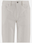 Jil Sander Cotton Denim Flare Jeans