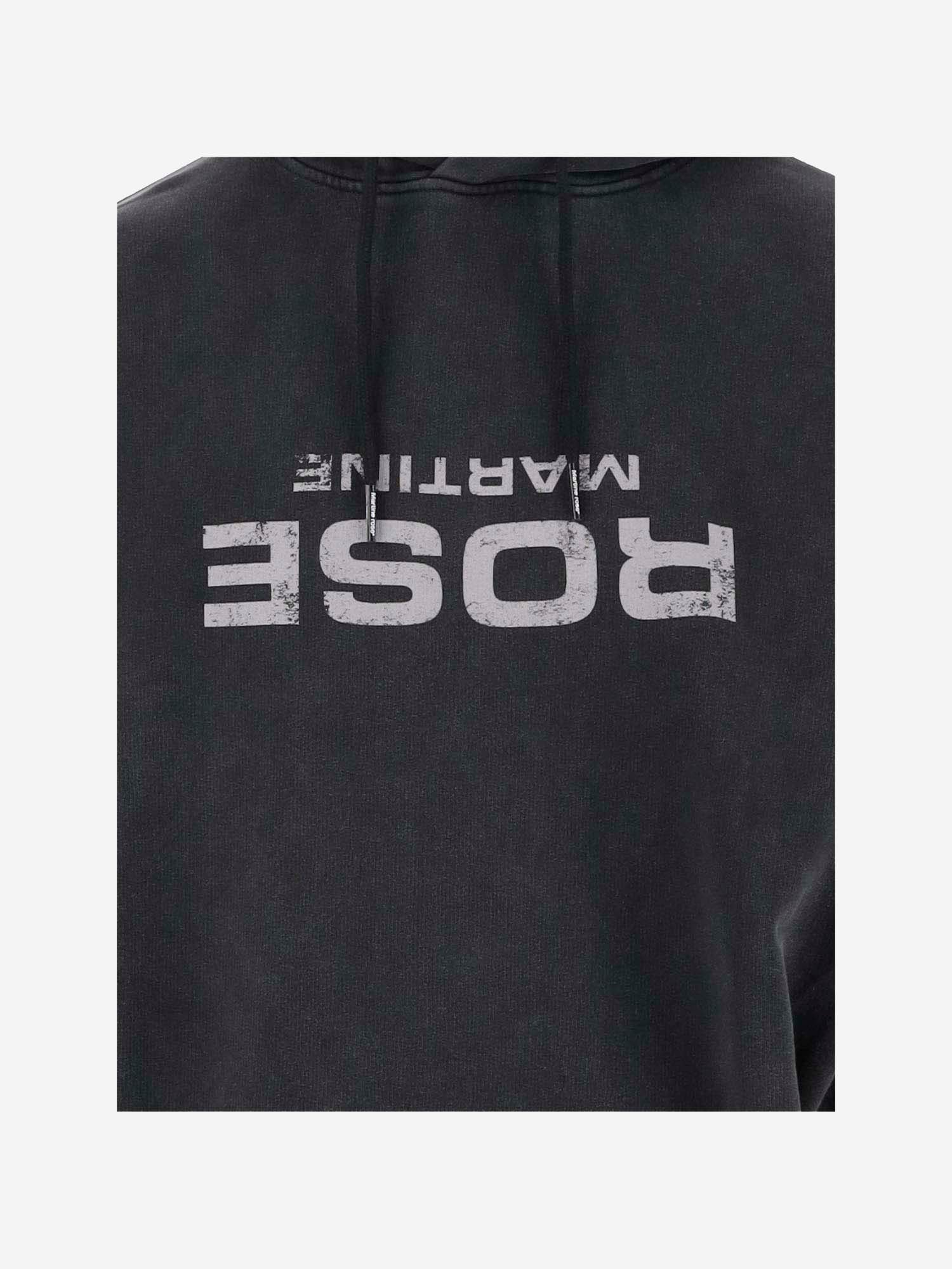 Sudadera de algodón Martine Rose con logotipo