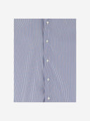 Gherardi Cotton Blend Shirt With Striped Pattern