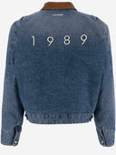 1989 Studio Cotton Denim Jacket With Logo