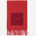 Jacquemus Wool Scarf With Logo