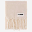 Jil Sander Wool Blend Scarf With Logo